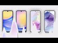 Samsung Galaxy A55 Vs Galaxy A35 Vs Galaxy A25 Vs Galaxy A15 Specs Review | Galaxy A Series 2024