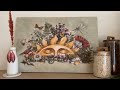 How to Decoupage on Canvas and Blend the Edges