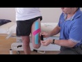 How to treat a strain of the Rectus Femoris (Quadricep) muscle using Kinesiology Tape