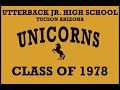 Utterback Jr. High School Yearbook - Tucson, Arizona 1978
