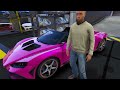 Franklin Bought Ultra Luxury And Most Expensive Supercars In His Workshop GTA 5