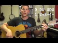 Intro to Guitar Strumming: How to Change Chords IN TIME