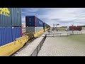 TRS19 - UP 8455 Leads Westbound Intermodal/Autorack