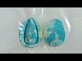 HOW TO MAKE GEMSTONES OUT OF CLAY | TURQUOISE | EARRINGS TUTORIAL | LOVICRAFT