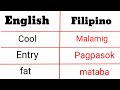 English to Tagalog & Filipino translation || improve vocabularies