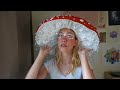 DIY Mushroom Hat ✦ Recycled Materials