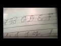 How to write Cursive step by step