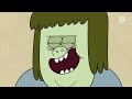 Regular Show Muscle Man Break His TV Clip HD