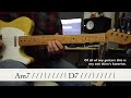 R&B Jam Track 100bpm Am7 to D7 10 MINUTES with LIVE PLAY THROUGH | Tom Strahle | Pro Guitar Secrets