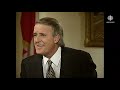 Le 24 février 1993, entrevue avec Brian Mulroney, premier ministre démissionnaire du Canada