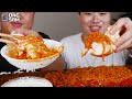 ASMR MUKBANG | FIRE Noodle & Spicy Seafood & Lobster | EATING SOUND ! | GONGSAM 이공삼