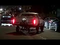 GAS HOPPING Lowrider Cars Scrape Bumper on the Blvd