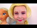 Alice Pretend Princess Frozen Elsa And Anna  The Best videos of 2018 by Kids smile tv