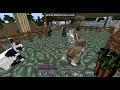 Feeding the Minecraft bunnies