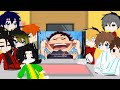 haikyuu react to demon slayer season2 funny momments