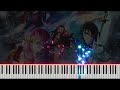 Demon Slayer OP4: KIZUNA NO KISEKI PIANO COVER | Swordsmith Village Arc | Piano tutorial