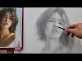 인물화 소묘 - 복잡한 머릿결 표현 How to draw complicated hair?