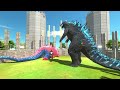 What If Growing Godzilla x Spider-Man VS Godzilla x Venom, Size Comparison Godzilla