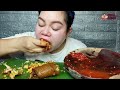 kikil sapi bumbu madura ikan asin jengkol muda sambal terasi tumis genjer  pedas mukbang