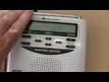 How To:  NOAA Weather Radio Set Up - WR 120