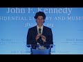 Jack Schlossberg introduces An Taoiseach Leo Varadkar, T.D.