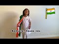 Independence Day 🇮🇳 Action song in English with lyrics | Easy Toddler Poem On National Flag Day