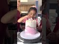 Decorating a Cake with my kids #cakedecorating #bake #cake