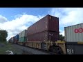 CN Intermodal Train Thru Van Dyne, Wisconsin 7/5/24
