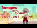 Teenagers scare the living shit outta me-((shit post))