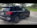 New 2024 BMW X3 in Carbon Black Exterior Walkthrough