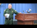 Okaloosa County sheriff addresses media following deputy shooting U.S. Airman to death