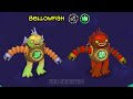 Double Element Monsters - All Common/Rare/Epic | My Singing Monsters