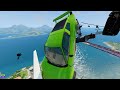 Plane Crash into Crane 2😮 BeamNG.Drive