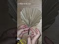fake palm leaves making / Artificial Palm Leaves /Palm leaves with rapping paper