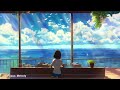 [Playlist] Study by the Beach 🌊 | Calming Ocean Waves + Piano Music