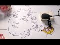 ASMR finish a drawing with me | no BGM, real time