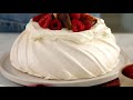 Pavlova cake / Delicious dessert Pavlova /  Best cake for a holiday