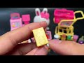 11 Minutes Relaxing Unboxing Cute Pink Rabbit Convenience Store | ASMR Toy Review(No talk,No music)