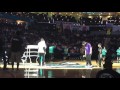 Hornets play Pelicans court side March 2016