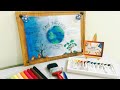 Earth Day Poster I Easy and Beautiful Poster I Acrylic Painting