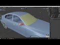 Car 3D modeling | how to make car window in blender | b3d car design