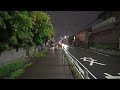 4K・ Saitama Toda in a rainy night・4K HDR