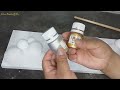 Cuadro Decorado Con bolas de Icopor - DIY Icopor Box