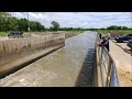 Striped Bass Fishing On Top Of The Spillway By Myself. EP 224