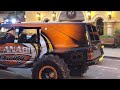 Crazy Nissan patrol sand buggy revs and backfire!