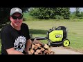 World's First Cordless Kinetic Log Splitter!  New Ryobi 40V HP Put To The Test!