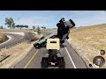 BeamNG truck rampage West Coast (evaded)