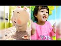 Qania and cute fat rabbit | Si embul kelinci lucu (all compilation)