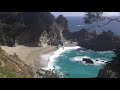 ♥♥ Relaxing 3 Hour Video of a Waterfall on an Ocean Beach at Sunset