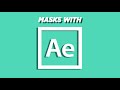 Text and Logo Behind Mask Reveal - After Effects Tutorial